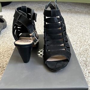 Vince Camuto strap heels. Size 8. Only used a couple of times.